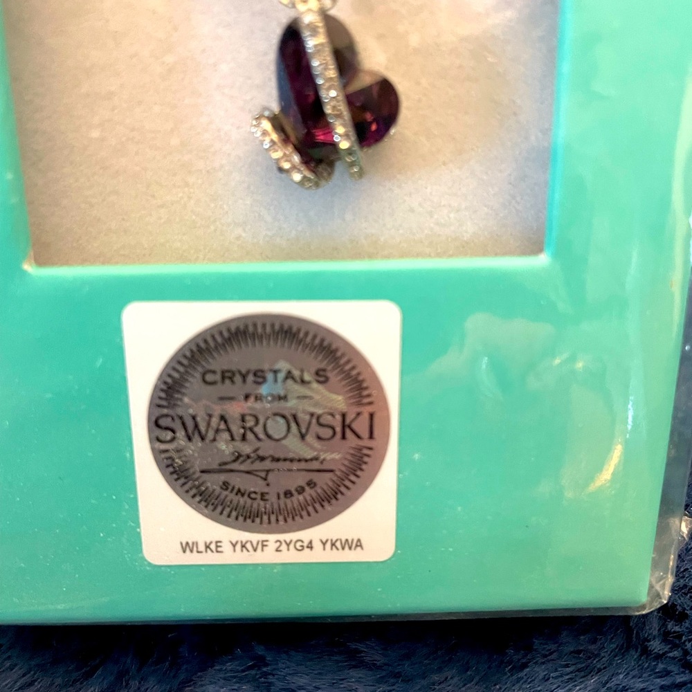 Happy Valentine’s Day. Perfect Swarovski Heart Necklace